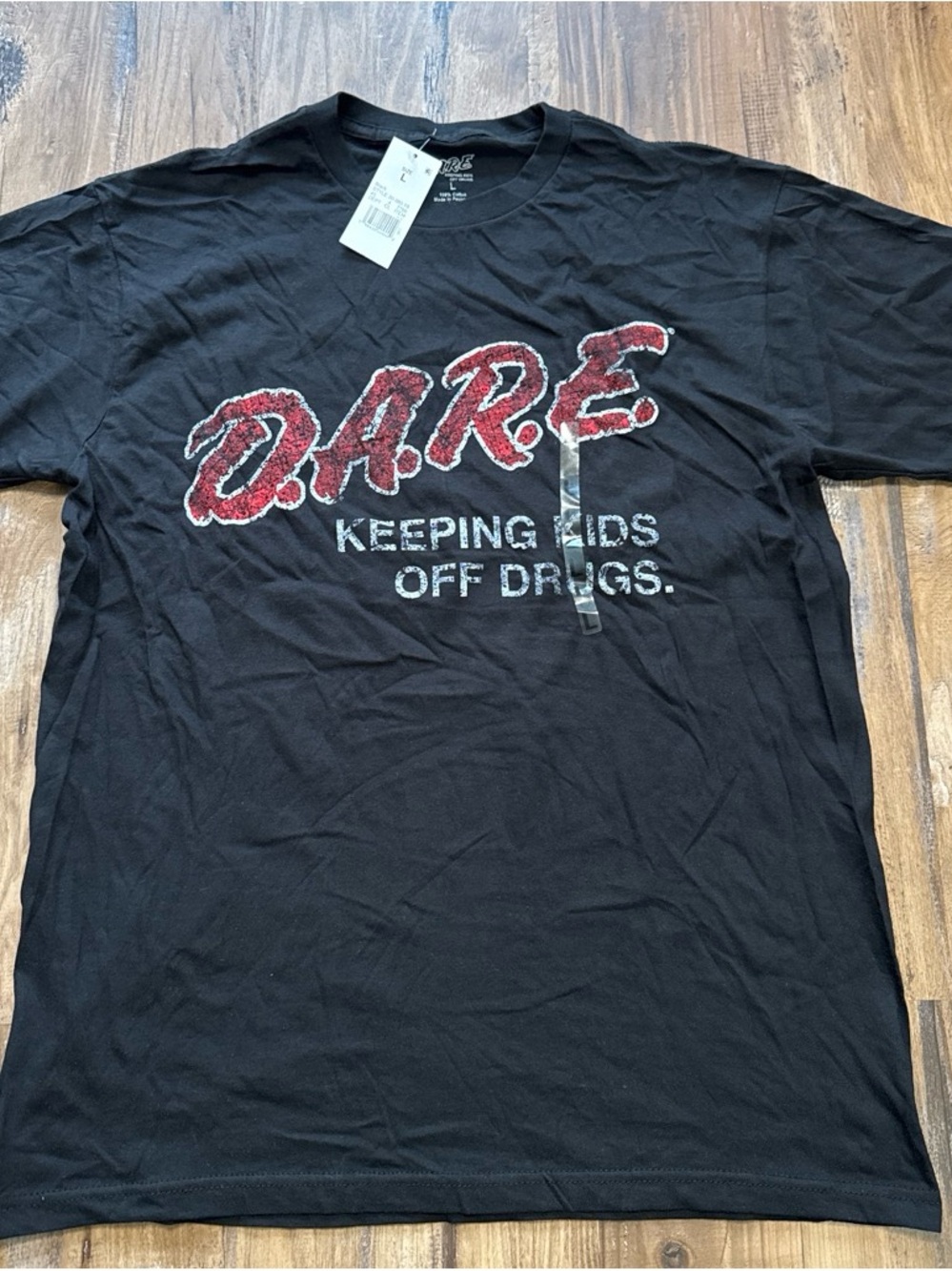D.A.R.E. Graphic Tee - Black & Red - Kids Shirt